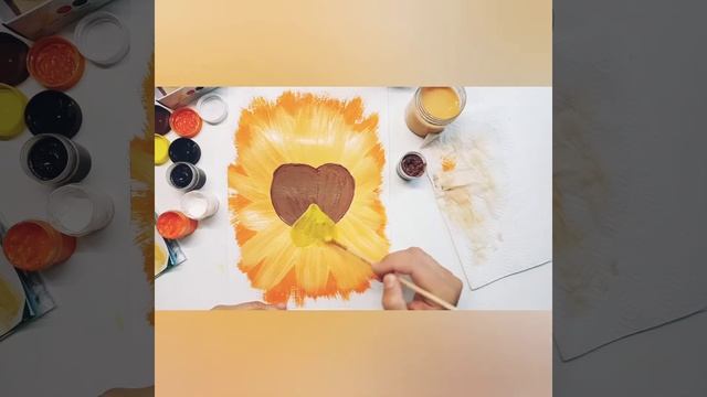 Рисунок "Лев", гуашью, для малышей. Урок для детей. смотреть онлайн