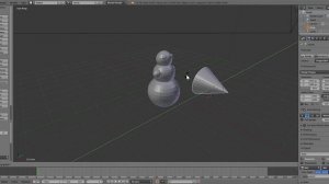Снеговик в программе Blender