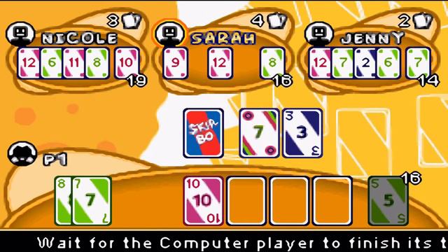 Skip-Bo - Gameboy Advance Playthrough - (No Commentary) HD