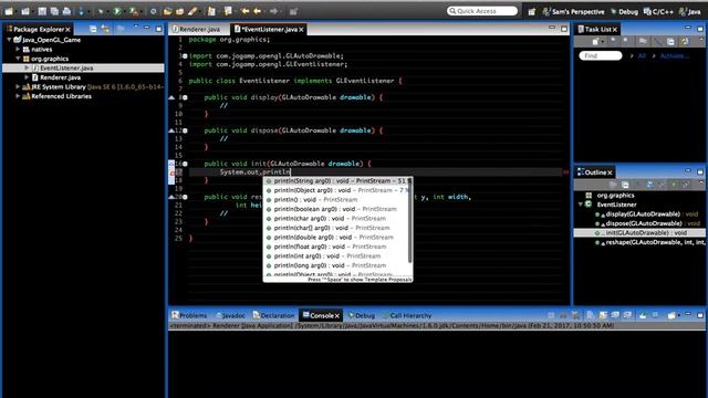 Java OpenGL 2D Game Tutorial - Episode 2 - GL Event Listener смотреть онлайн