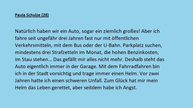 немецкий А2 Урок 14 транспорт в Германии, составление предложений с наречием deshalb смотреть онлайн