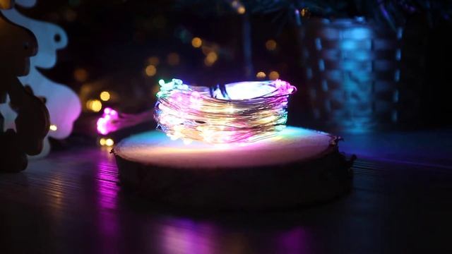 Электрогирлянда светодиодная 200л LED мультиколор смотреть онлайн
