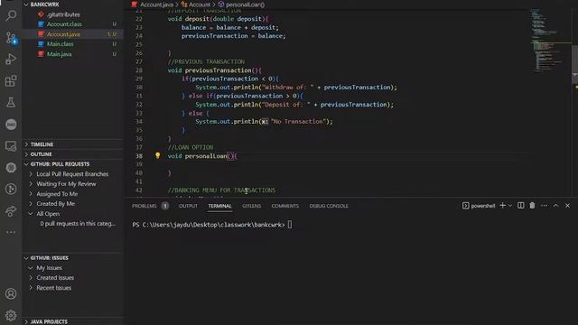 object oriented programming practice | beginner java banking app смотреть онлайн
