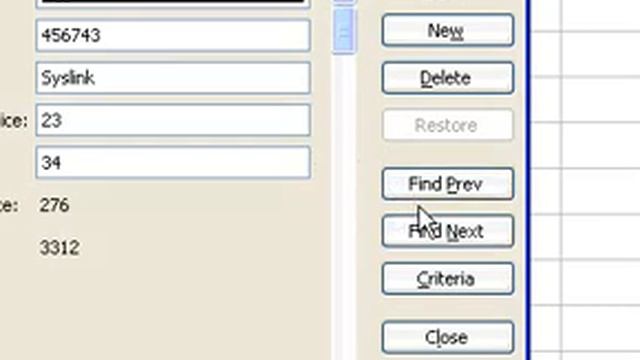 Microsoft Office Excel 2003 Add edit, find and delete rows using a data form смотреть онлайн