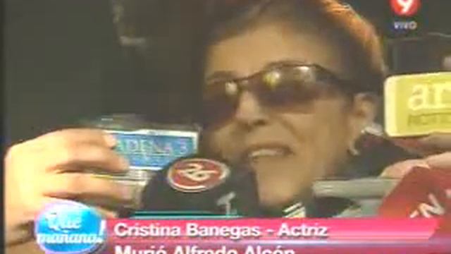 Murio Alfredo Alcon: Cristina Benegas recordo a su gran amigo смотреть онлайн