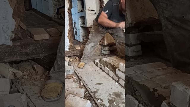 Фундамент под грубку ( печку). смотреть онлайн