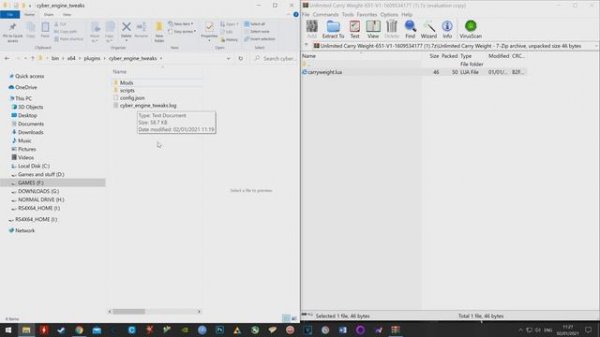 Unlimited Carry Weight Cyberpunk 2077 - Console Command
