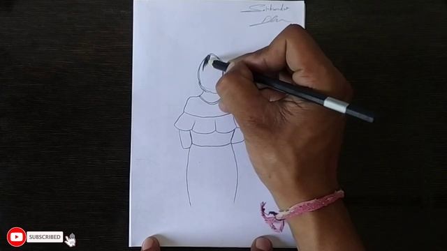 Comment dessiner une fille vue de dos | Comment dessiner une fille kawaii смотреть онлайн