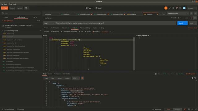 Spring REST GET API vs Spring GraphQL Query API смотреть онлайн