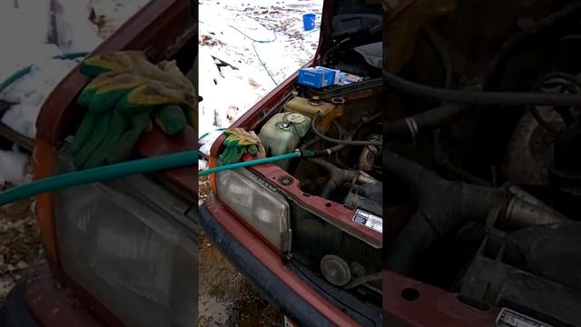 Промывка системы охлаждения Мерседес E190 W201