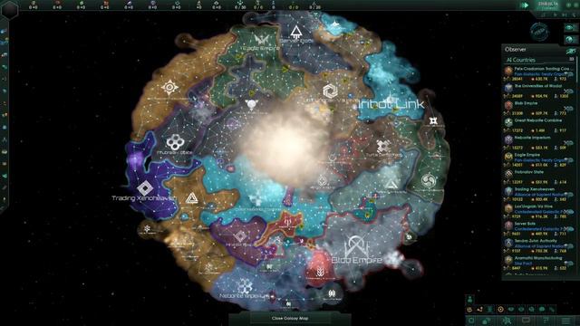 Stellaris Timelapse v.3.1.2. using Civil Wars mod смотреть онлайн