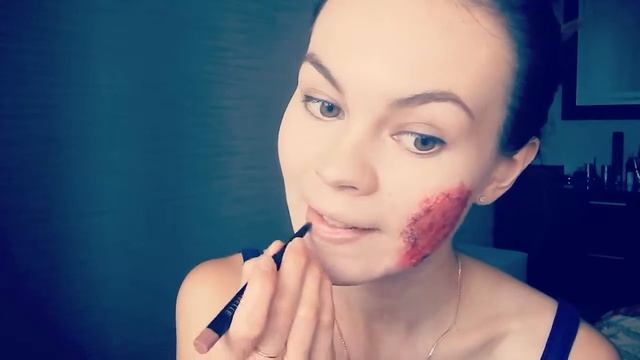 Easy Halloween Makeup Tutorial /несложный бюджетный вариант макияжа на Halloween смотреть онлайн