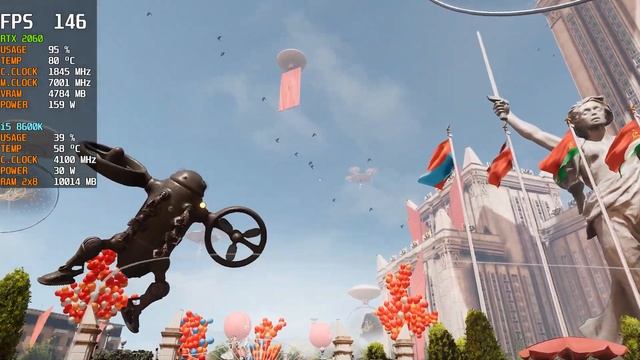 Atomic Heart | RTX 2060 + i5 8600K | DLSS QUALITY RAYTRACING ON | Max - Atomic Setting PC Test смотреть онлайн