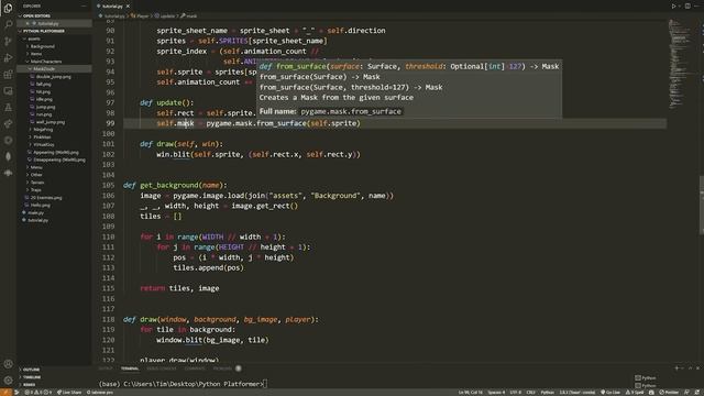 Python Platformer Game Tutorial for Beginners смотреть онлайн