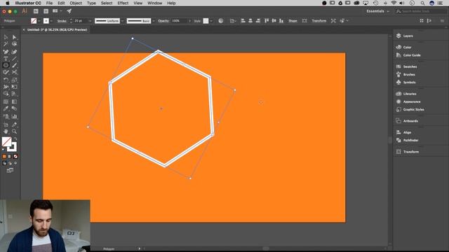 How to Make Shapes with the Polygon Tool | Illustrator Tutorial смотреть онлайн