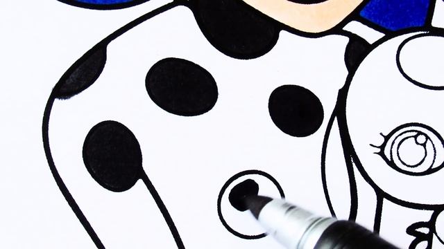 Miraculous Ladybug Coloring Pages | How to Draw and Color Ladybug and Cat Noir Coloring Tikki Plagg смотреть онлайн