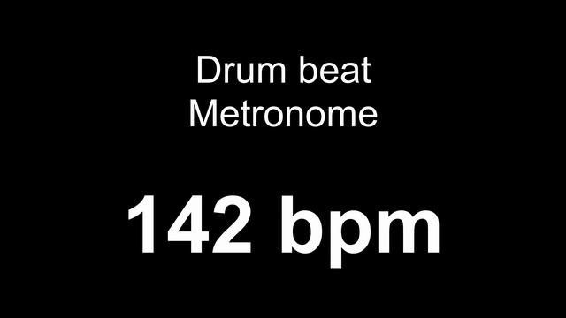 142 bpm metronome drum смотреть онлайн