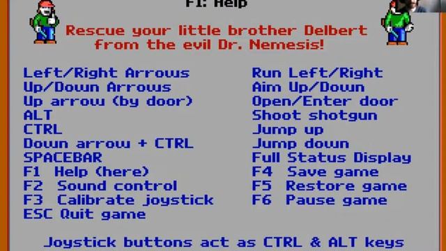 Прохождение Dangerous Dave's Risky Rescue. Часть 1