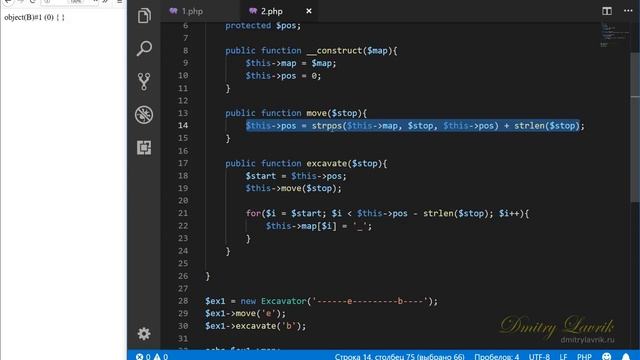 PHP и ООП. Слово this. Конструктор класса. смотреть онлайн