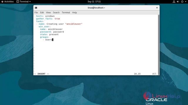 How to Create and Remove Windows User by using Ansible Playbook on Oracle Linux 8.5 смотреть онлайн