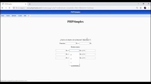 Método simplex de minimización usando el software PHP simplex смотреть онлайн