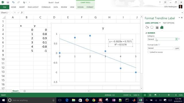 Linear and Polynomial Regression in Microsoft Excel смотреть онлайн