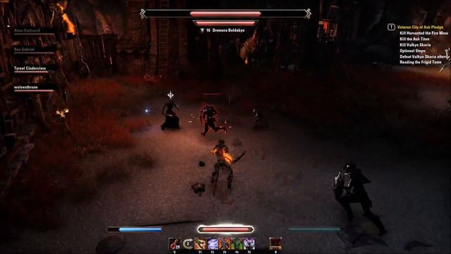 ESO Horvantud the Fire Maw VR 16 Kill | Veteran CoA | смотреть онлайн