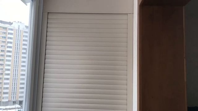 Встроенный шкаф на балкон