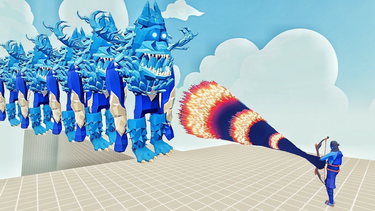 50x GIANT YETI vs EVERY GOD - Totally Accurate Battle Simulator TABS смотреть онлайн