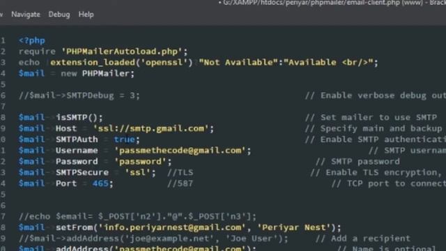How to Send email using PHPMailer смотреть онлайн