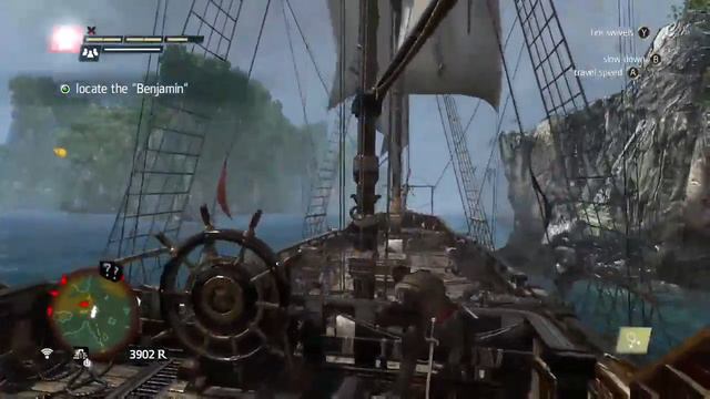 Assassins Creed 4 Black Flags walkthrough part 73(Sinking the Benjamin) смотреть онлайн