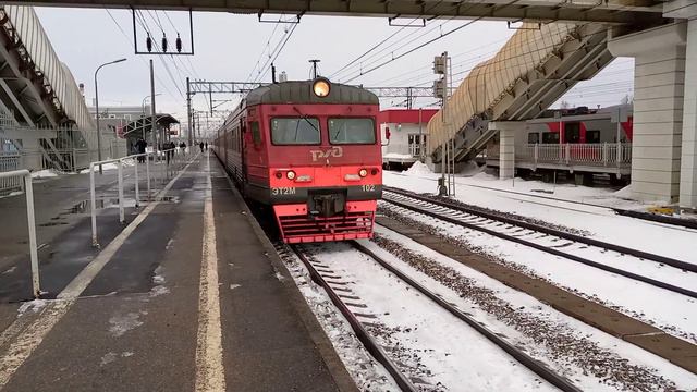 Электропоезд эт2м-102 Сообщением Санкт-Петербург Любань Отправляется с платформы Тосно смотреть онлайн