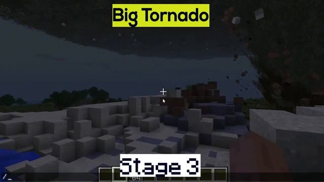 Minecraft Tornado Mod 1.3.2/1.4.5/1.4.7 (All Storm Stages) смотреть онлайн