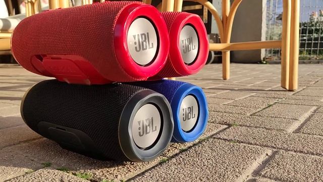 4x JBL CHARGE 3 BASS TEST 100% VOL. смотреть онлайн