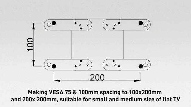 KUPO Vesa Mounting Adapter 100/200 (KS-512) смотреть онлайн