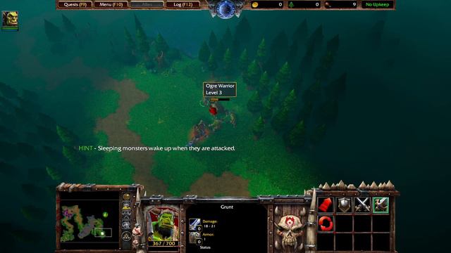 Warcraft 3: RoC Playthrough - Prologue Campaign Mission 1: Chasing Visions смотреть онлайн