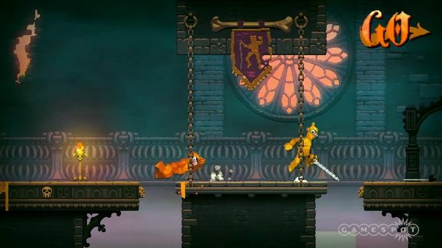 Nidhogg 2 - 7 Minutes of Dueling Through a Castle Gameplay смотреть онлайн