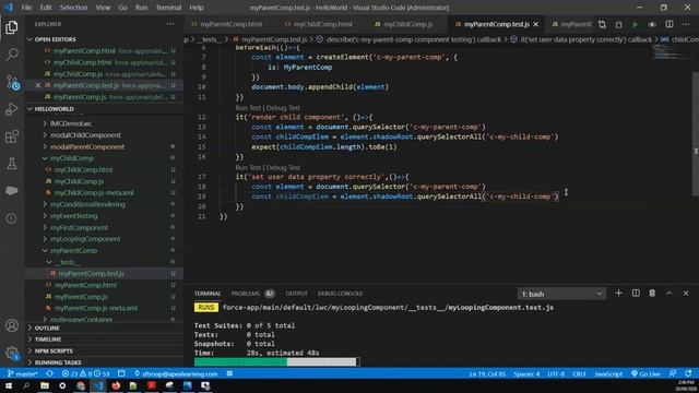 Nested Component Testing | LWC Testing with Jest Session 5 смотреть онлайн