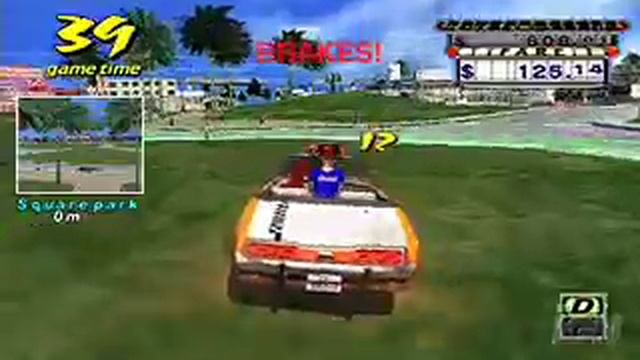 Crazy Taxi Fare Wars (PSP) смотреть онлайн