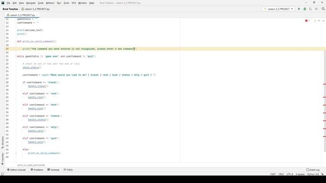 Python Unit 3 Project: Oregon Trail - Part 1 смотреть онлайн