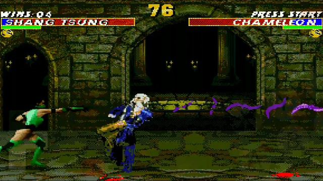 Shang Tsung MK1 [TAS] Ultimate Mortal Kombat Trilogy (Sega Genesis Rom Hack v23) смотреть онлайн