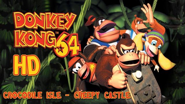 Donkey Kong 64: Crocodile Isle - Creepy Castle HD смотреть онлайн