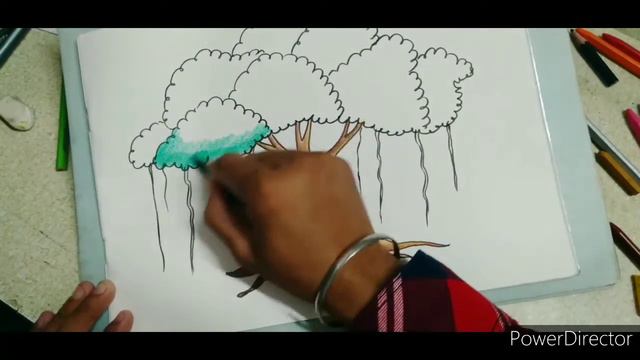 How to Draw Banyan tree || #national tree of India || #पेड़_का_चित्र_कैसे_बनाए।। смотреть онлайн