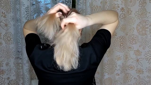 ПРИЧЕСКА НА КАЖДЫЙ ДЕНЬ ДЛЯ СРЕДНЕЙ ДЛИНЫ ВОЛОС/ ОБЪЕМНАЯ КОСА НА РЕЗИНКАХ смотреть онлайн