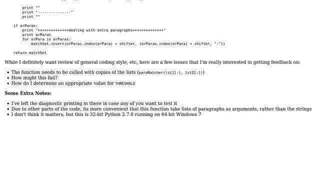 Code Review: Paragraph Matching in Python смотреть онлайн
