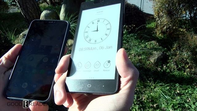 Kingrow K1 e-Ink Smartphone Outdoor Sunlight Test смотреть онлайн