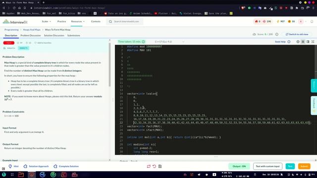 Ways To Form Max Heap | Interview Problems | What The Code смотреть онлайн