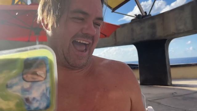 Riding the Shark Slide in Atlantis! Overcoming Fear! смотреть онлайн