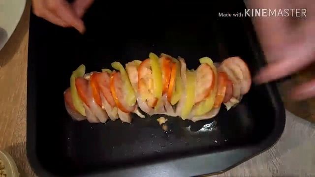 Основное блюдо - сочная куриная гармошка! смотреть онлайн