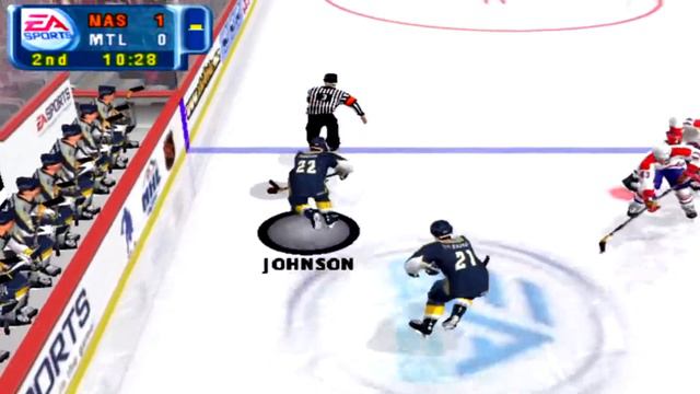 NHL 2001 Gameplay Montreal Canadiens vs Nashville Predators смотреть онлайн